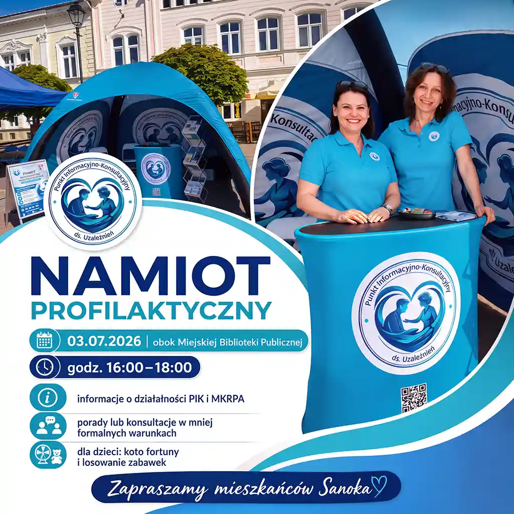 namiot dmuchany igloo podczas dni profilaktyki w sano